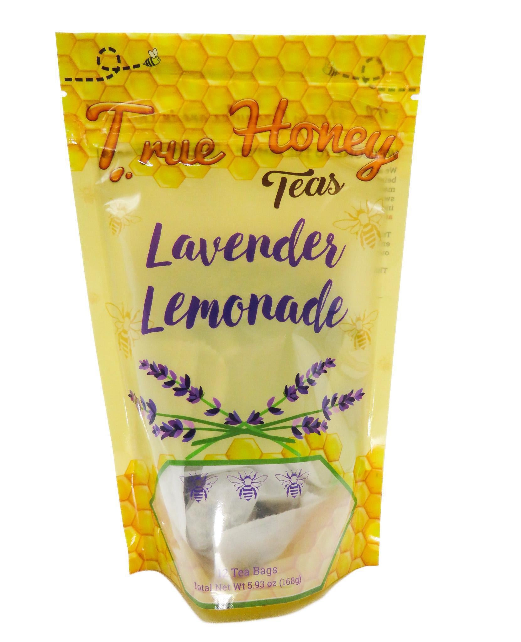 True Honey Teas Lavender Lemonade Honey-Infused Tea Bags