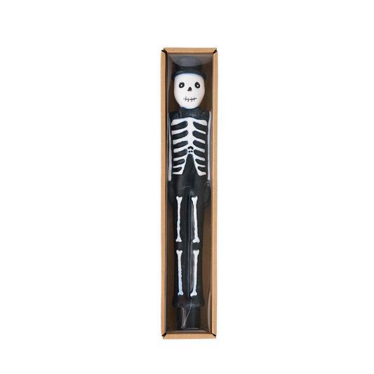 Wax Figural Taper Candles - skeleton