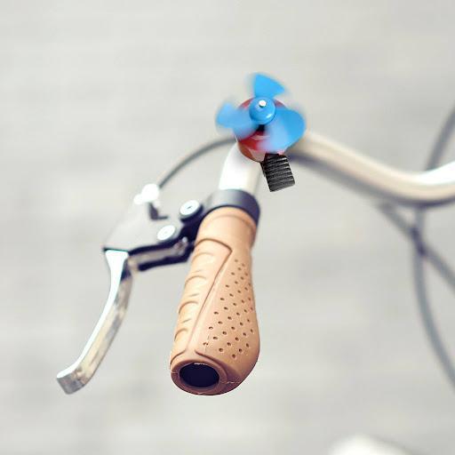 Whimsical Windmill Bike Bell - Fun and Durable