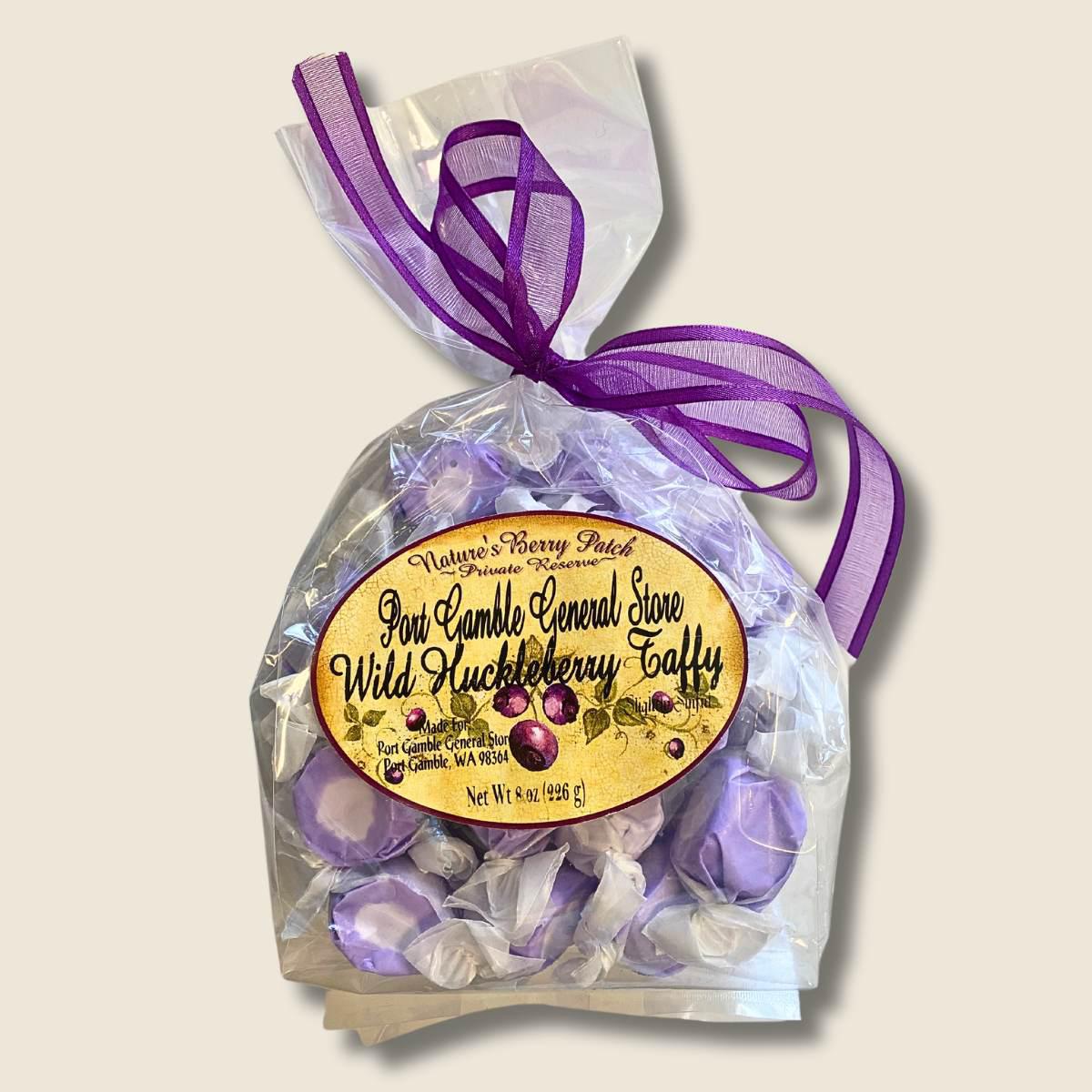 Wild Huckleberry Taffy (8 oz. bag)