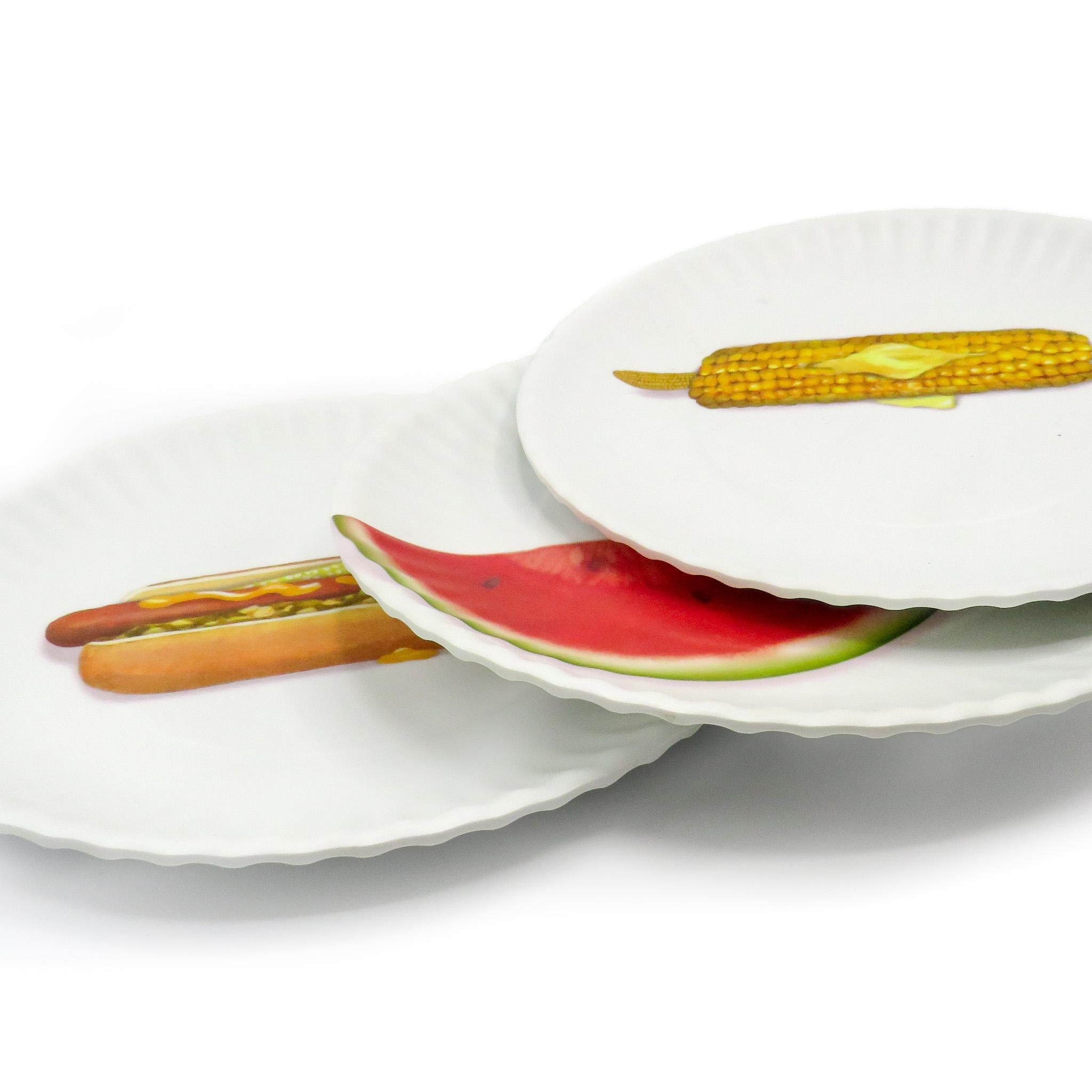 Picnic Melamine Plate Set Of 4 ME0072