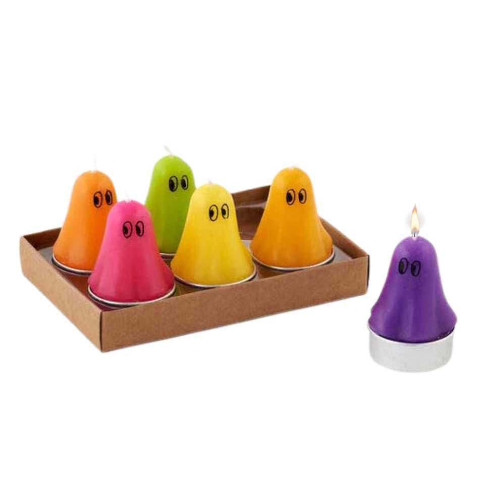 Ghost Tea Lights, Color Variety - NE0454