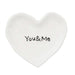  ceramic heart-shaped dish