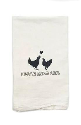 "Urban Farm Girl" Tea Towel - Port Gamble General Store & Cafe