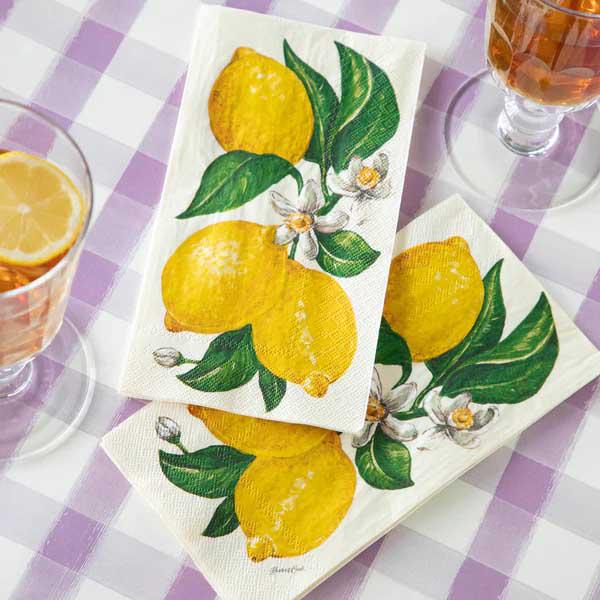 Hester & Cook - Lemon Guest Napkins - Port Gamble General Store & Cafe