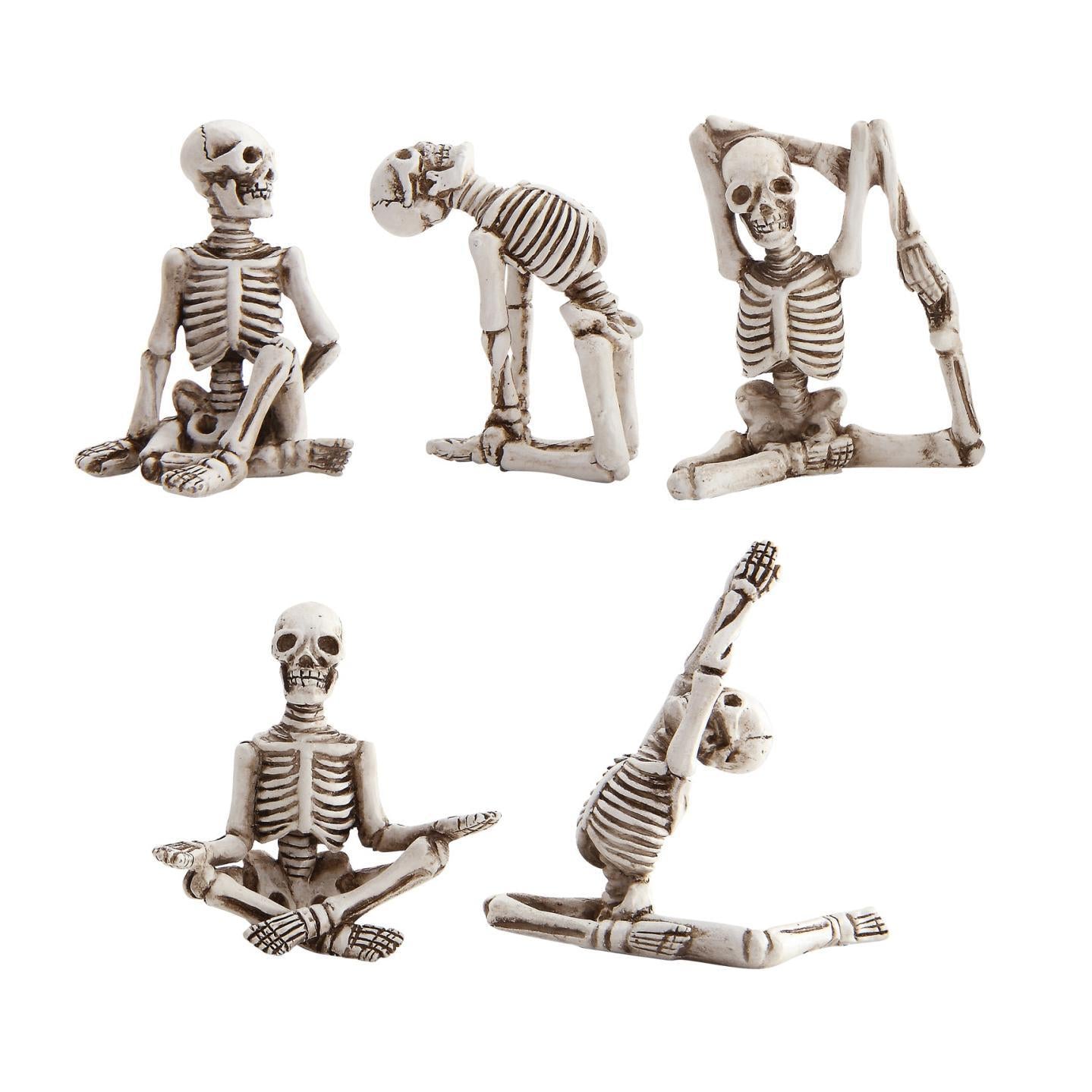 yoga pose skeletons