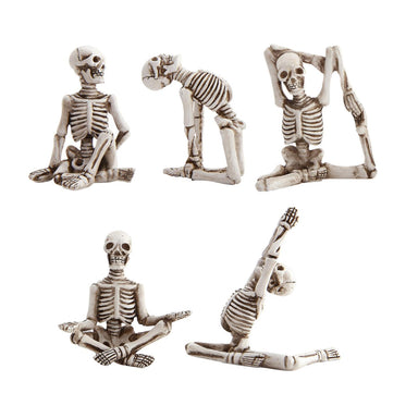 yoga pose skeletons